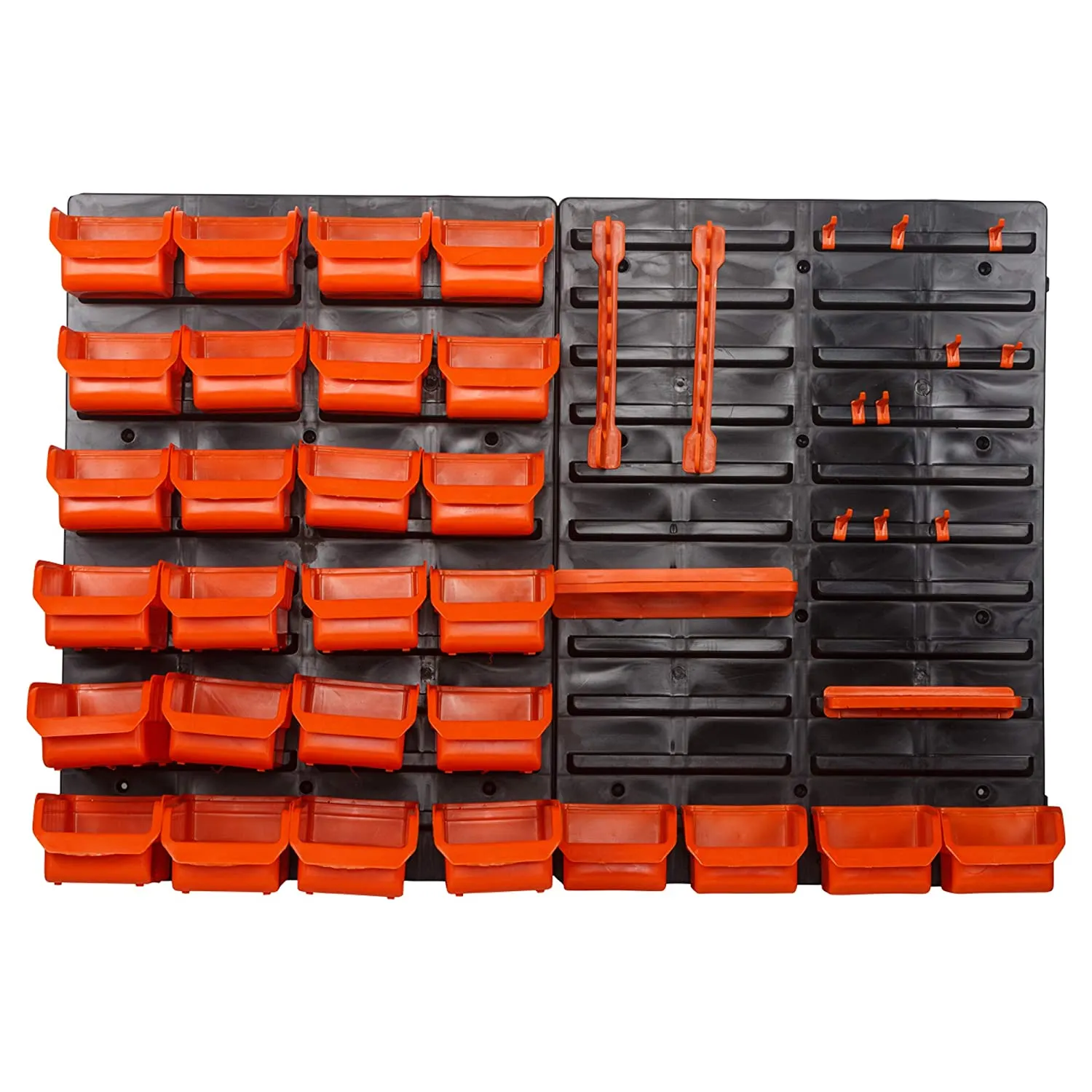 BLACK DECKER: BDST73832-8 Wall Panel Set with Bins, Racks and Holders (43-Pieces)