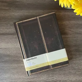 Black Moroccan Lined Ultra Hardcover Vintage Inspired Journal