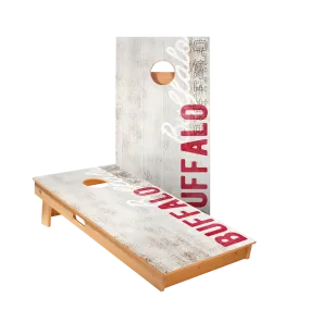 Buffalo Football Vintage Gameday Star Cornhole Boards