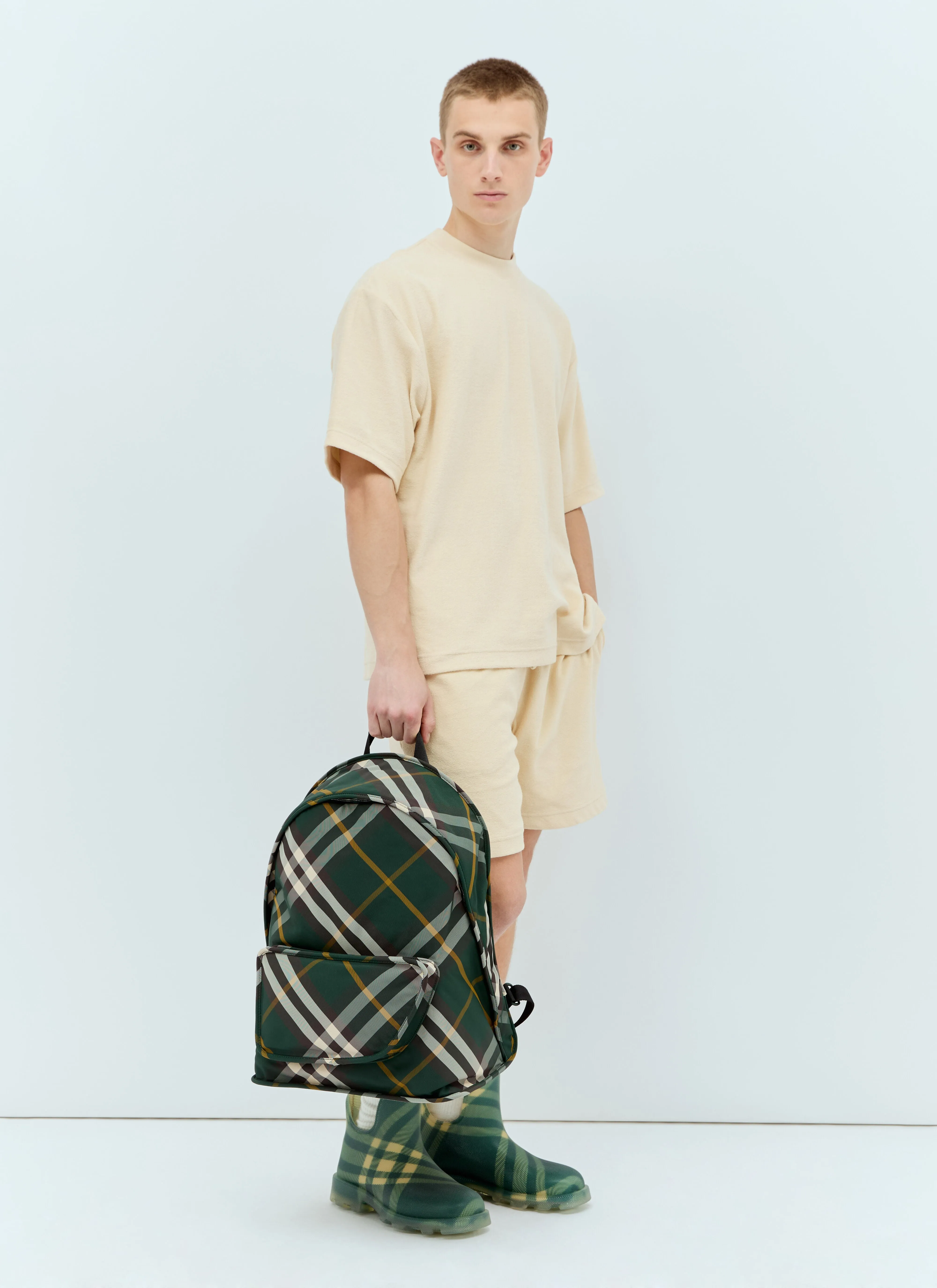 Burberry Men Shield Backpack