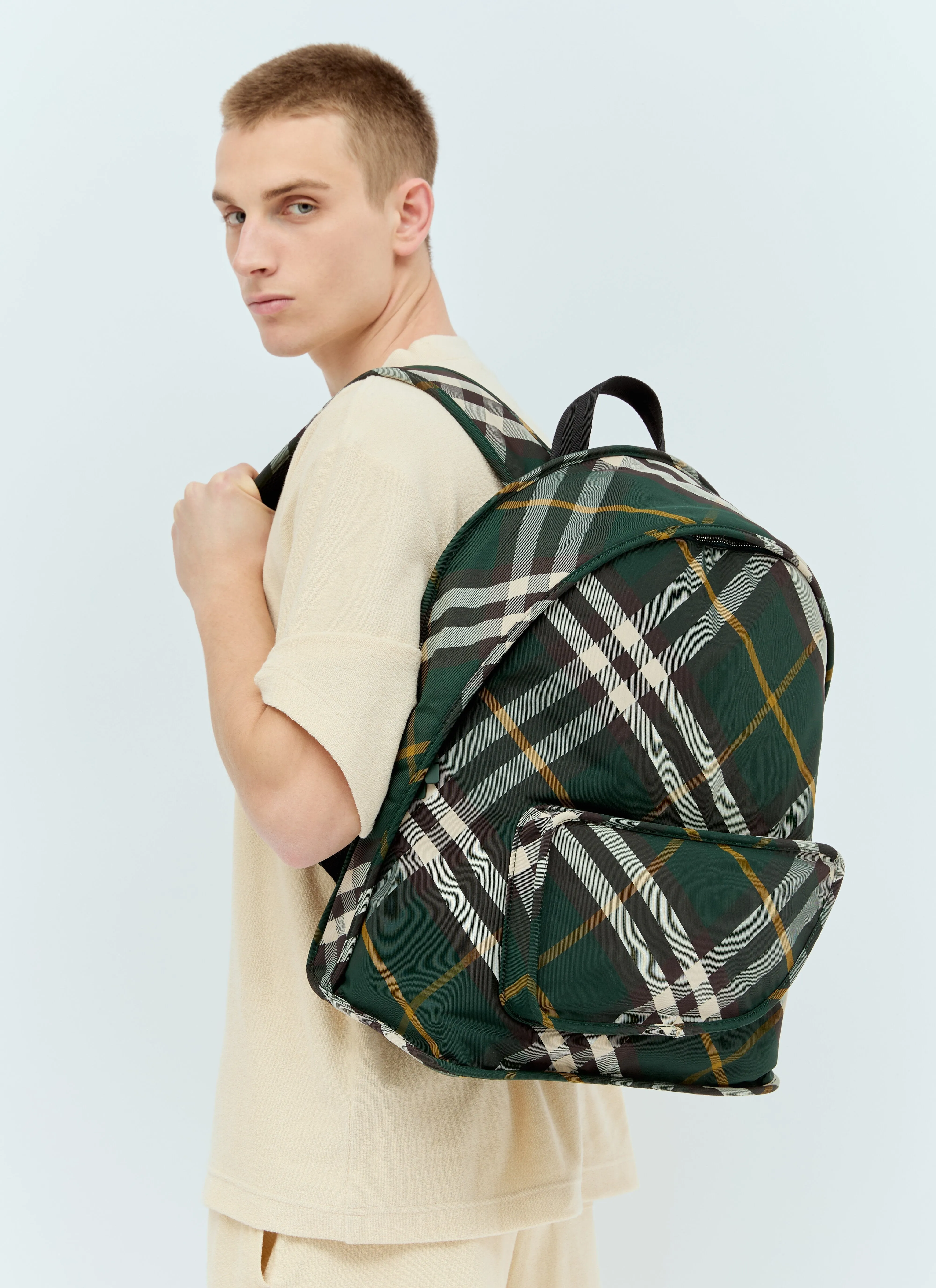 Burberry Men Shield Backpack