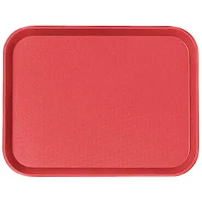 Cambro 1014FF163 10" x 14" Fast Food Tray - Red