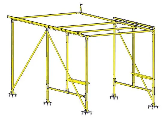 CargoGlide WSS530 WallSlide Framework Only for Ford Transit Cargo 148 WB, Low Roof