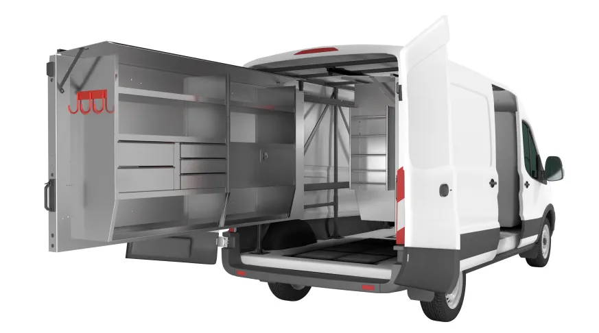 CargoGlide WSS551 Van Storage Sliding Platform Wall