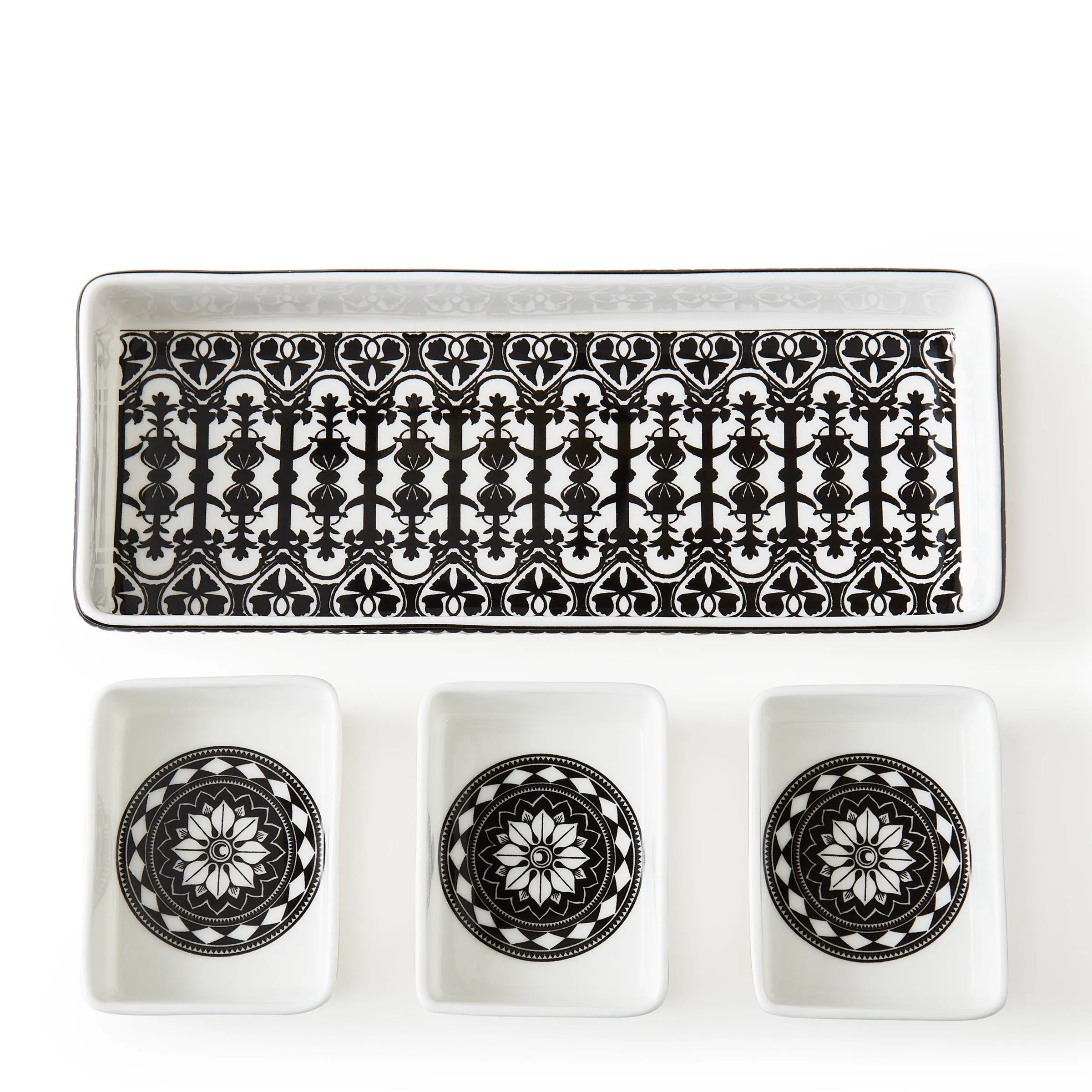 Casablanca Nested Appetizer Tray Set