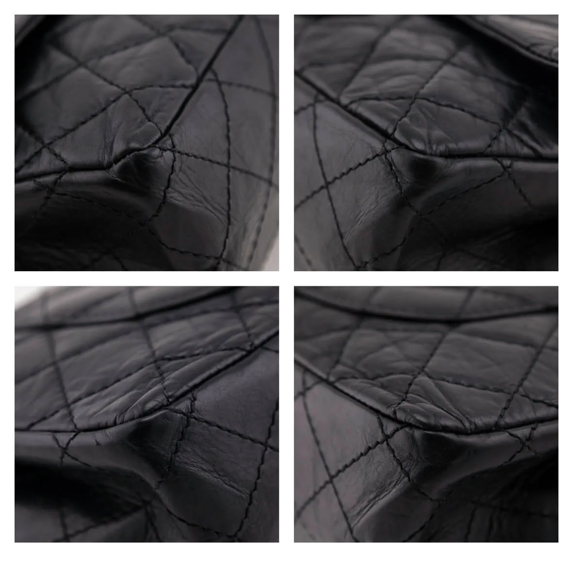 Chanel Black Quilted Aged Calfskin 2.55 Reissue 226 Flap Bag