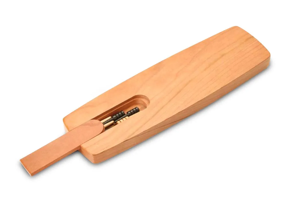 Cherry Inlay Cribbage Board