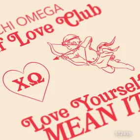 Chi Omega Valentine's PR T-Shirt Design