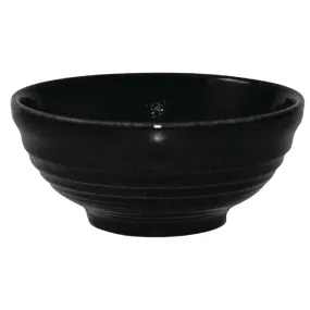 Churchill Bit on the Side Black Ripple Snack Bowls 120mm (Pack of 12) - DL426