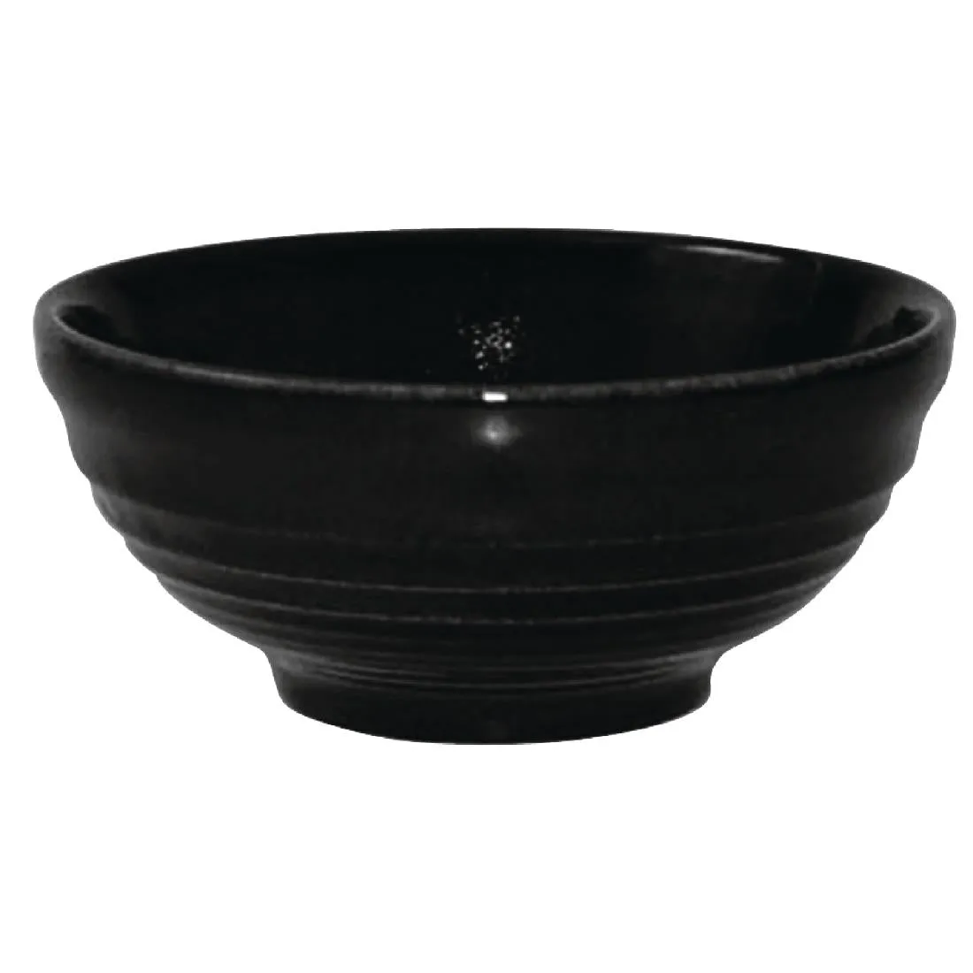 Churchill Bit on the Side Black Ripple Snack Bowls 120mm (Pack of 12) - DL426