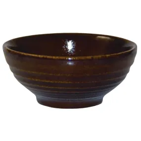 Churchill Bit on the Side Brown Ripple Snack Bowls 102mm (Pack of 12) - DL409