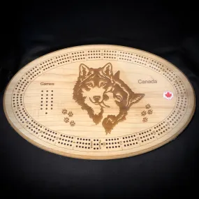 Crib Board - Wolf Couple