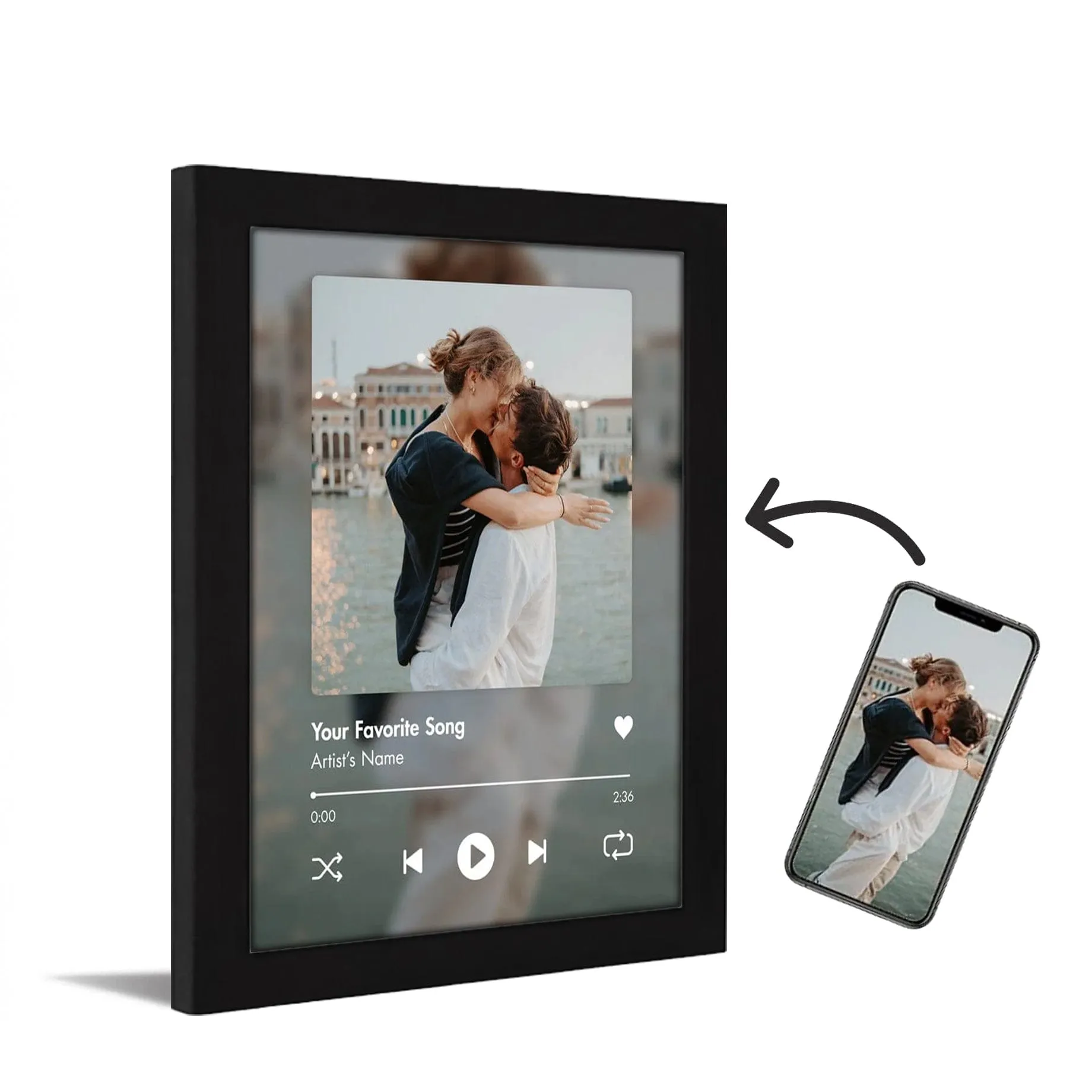 Custom Song and Photo Wedding Gift