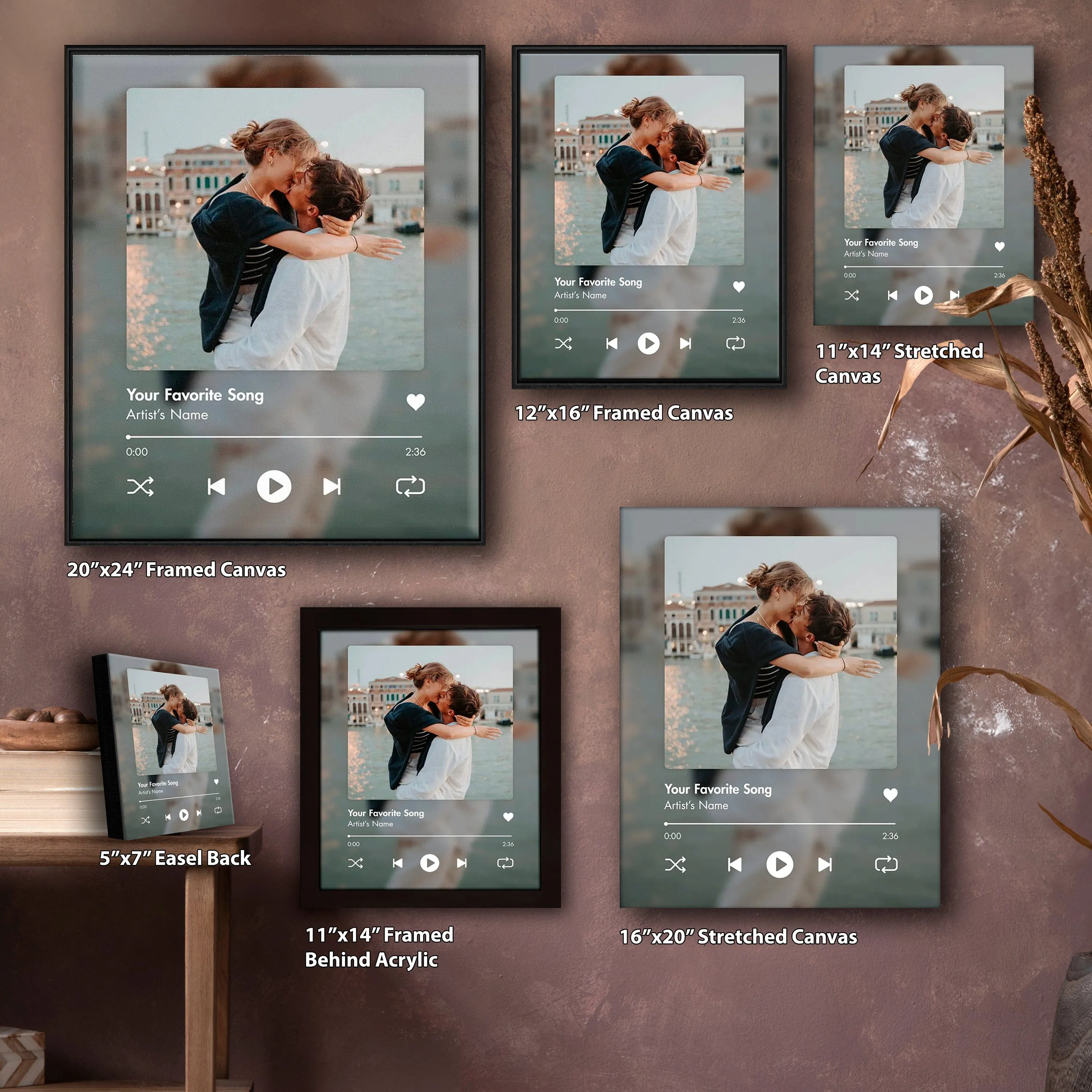 Custom Song and Photo Wedding Gift