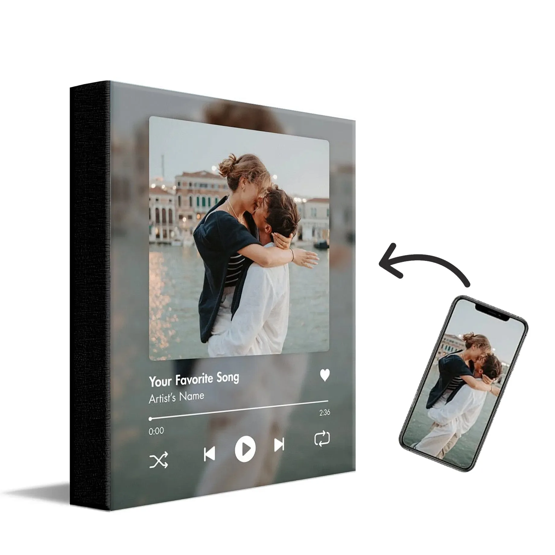 Custom Song and Photo Wedding Gift
