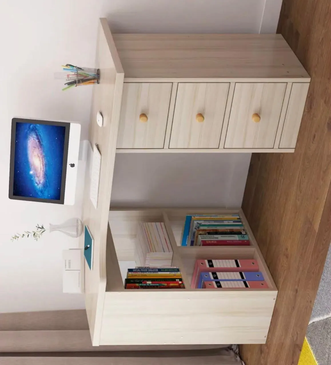 DESK WOOD 120 *75*45-PAS80