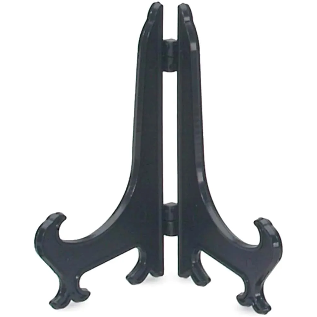 Easel Display Stand - Plastic - Black - 5 inches