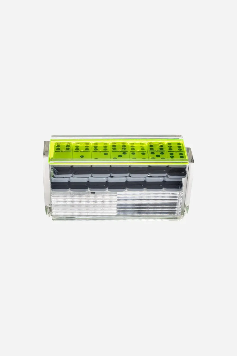 El Catire Domino Set with Racks - Neon Green