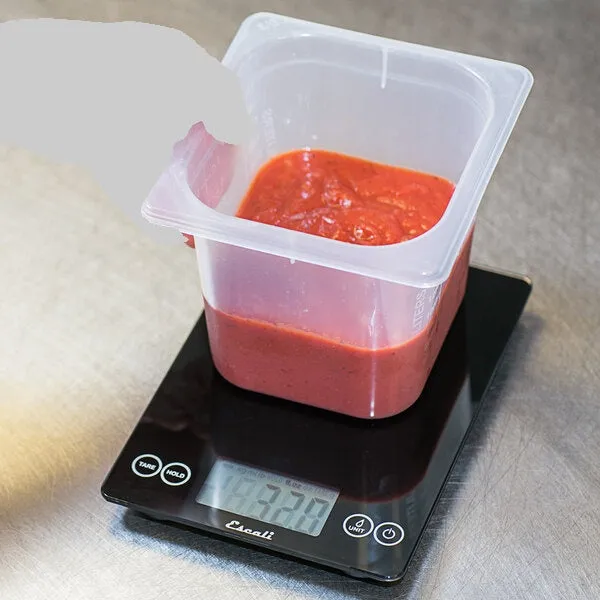 Escali Black Glass Digital Scale 15lb 1pc
