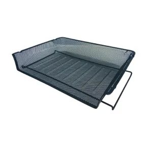 Esselte mesh document tray a4 landscape black