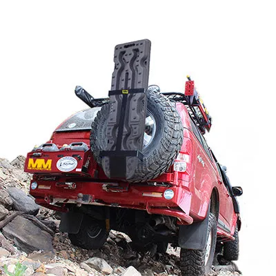 EXITRAX Recovery Board Holder for Tailgate Mounted Spare Wheels - ETRWH