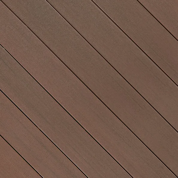 FIBERON PROMENADE GROOVED DECKING RUSSET DUNE  1 in x 6 in x 16 ft