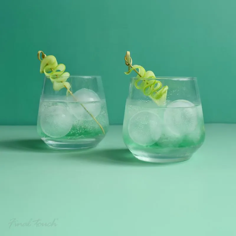 Final Touch Gray Plastic Ice Tray