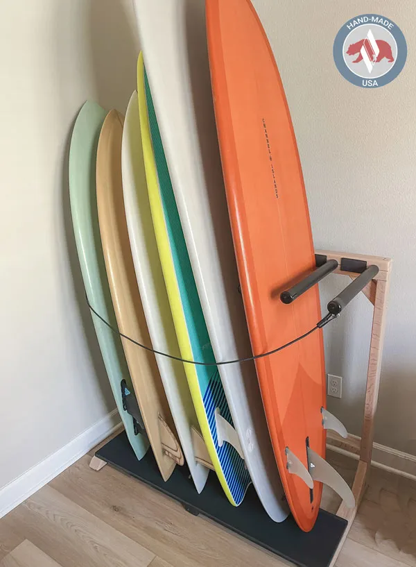 Finished Foamy Surf Rack