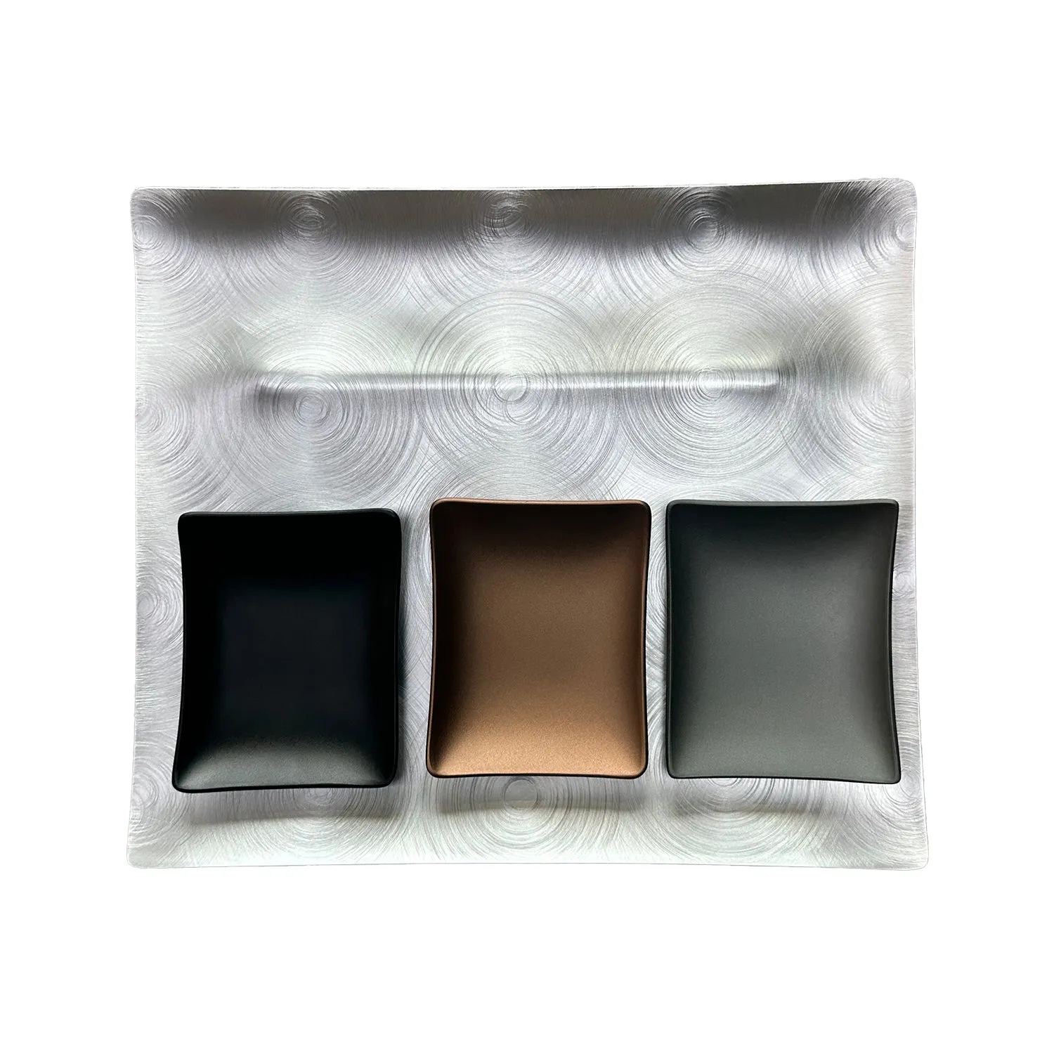 fink | tapas condiment tray | mocha