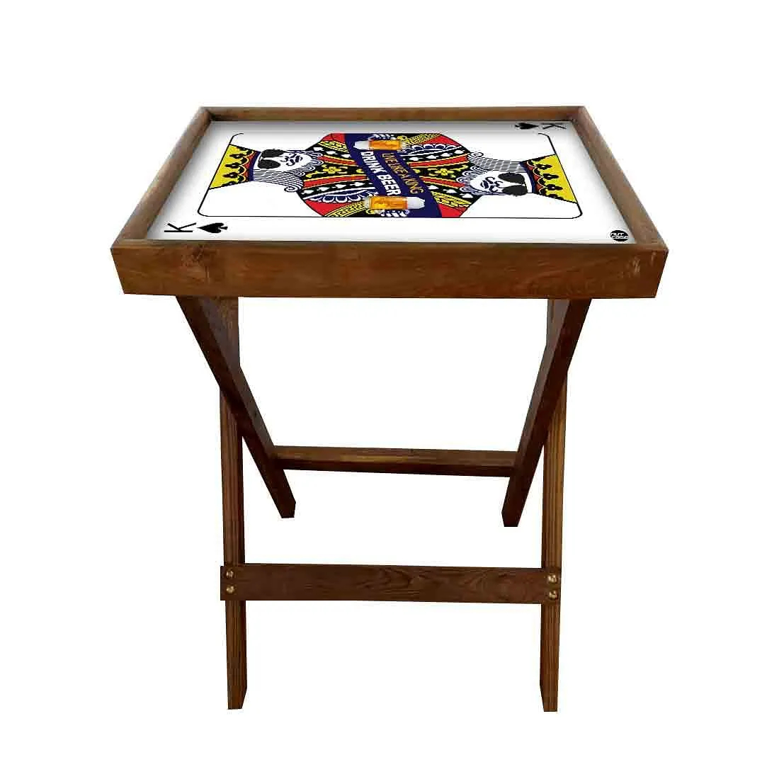 Folding Eating Trays Serving Side Tables for Living Room - like King