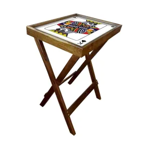 Folding Eating Trays Serving Side Tables for Living Room - like King