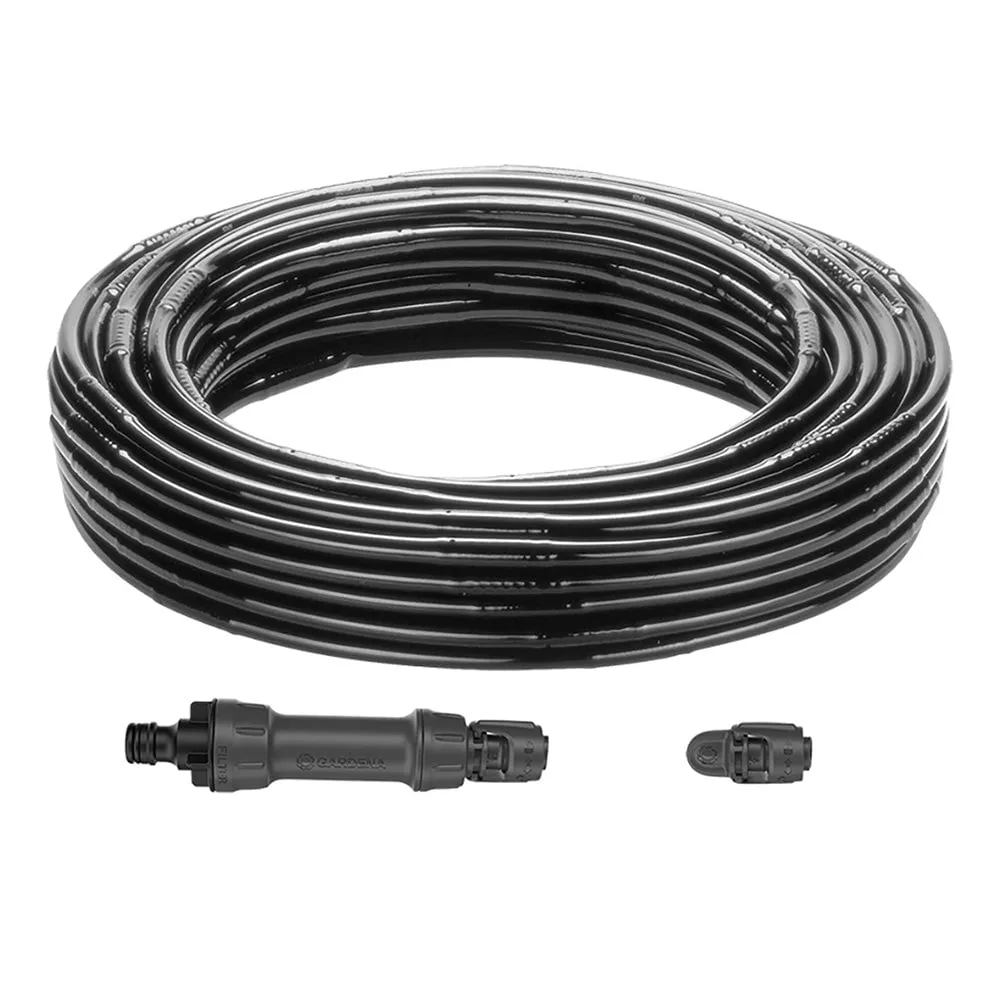 Gardena Drip Line 50m Starter Set (Hedge/Bush) - 13501
