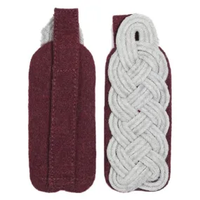 German Senior Officer Shoulder Boards - Crimson Piped