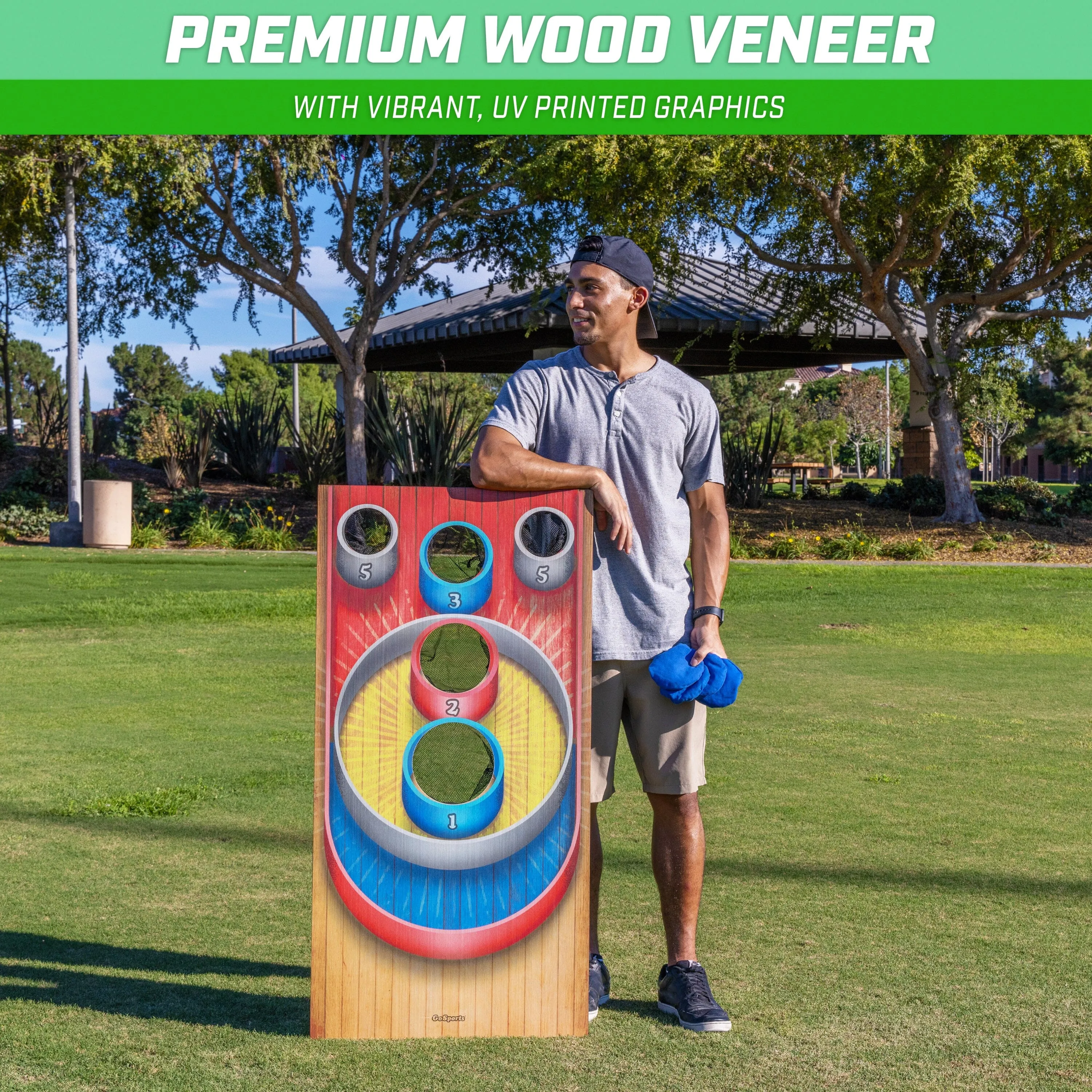 GoSports Carnival Arcade Toss Cornhole Game - Indoor or Outdoor Bean Bag Toss