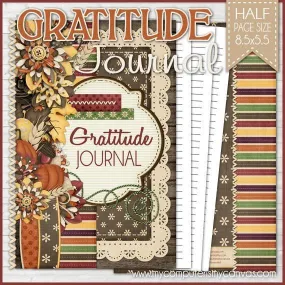 Gratitude Journal {HALF SIZE} PRINTABLE