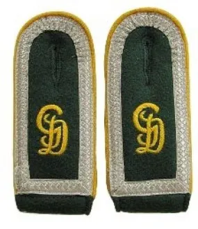 Grossdeutschland Bottle Green Unteroffizier Shoulder Boards - All Services