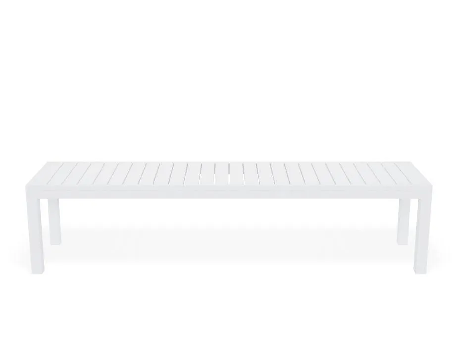 Halki Bench Seat - Outdoor - 190cm - White