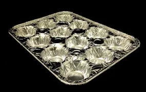 Handi-Foil 12-Cavity Foil Mini-Muffin Pan 250/CS