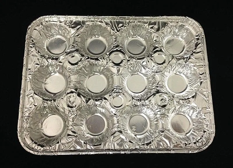 Handi-Foil 12-Cavity Foil Mini-Muffin Pan 250/CS