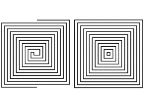 Handi Quilter Dueling Squares Groovy Boards (Set of two 12x13 Boards)