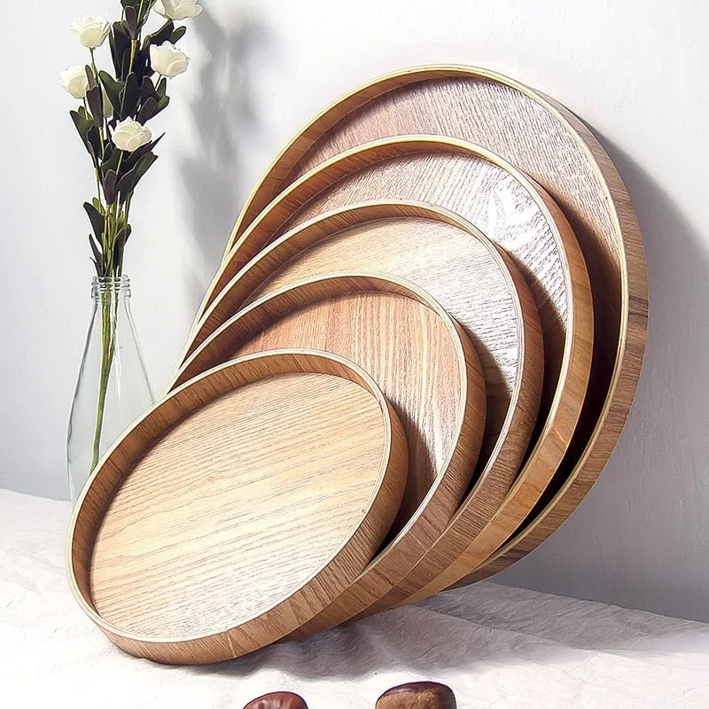 Japanese Style Round Tray