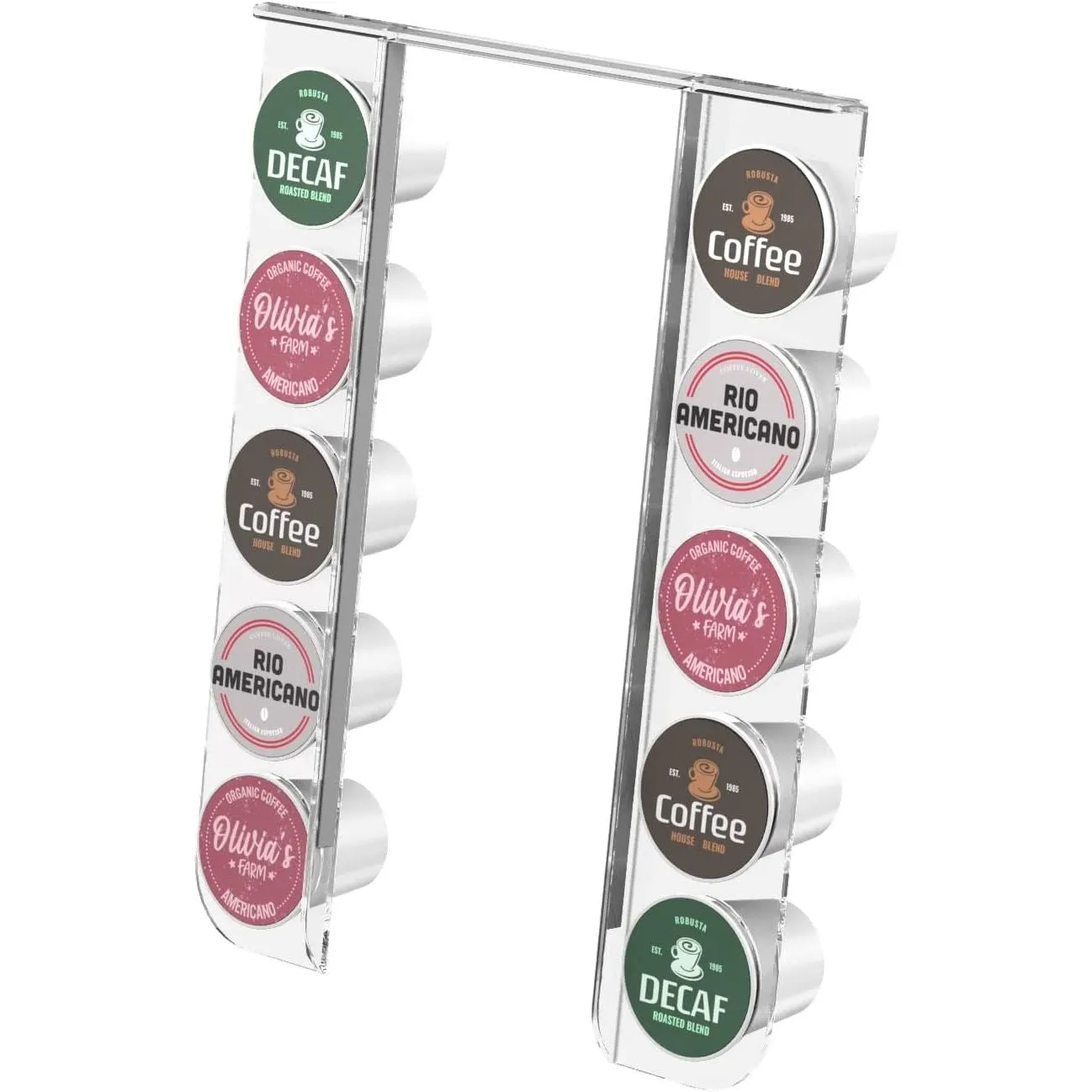 K Cup Organizer for Single Serve Keurig K-Mini and K Mini Plus Coffee Makers