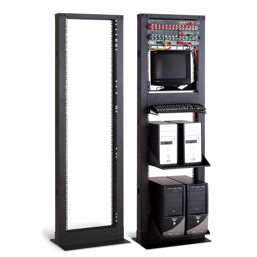 Kendall Howard 41 Unit (41U) 2 Post Cable Cove Server Rack