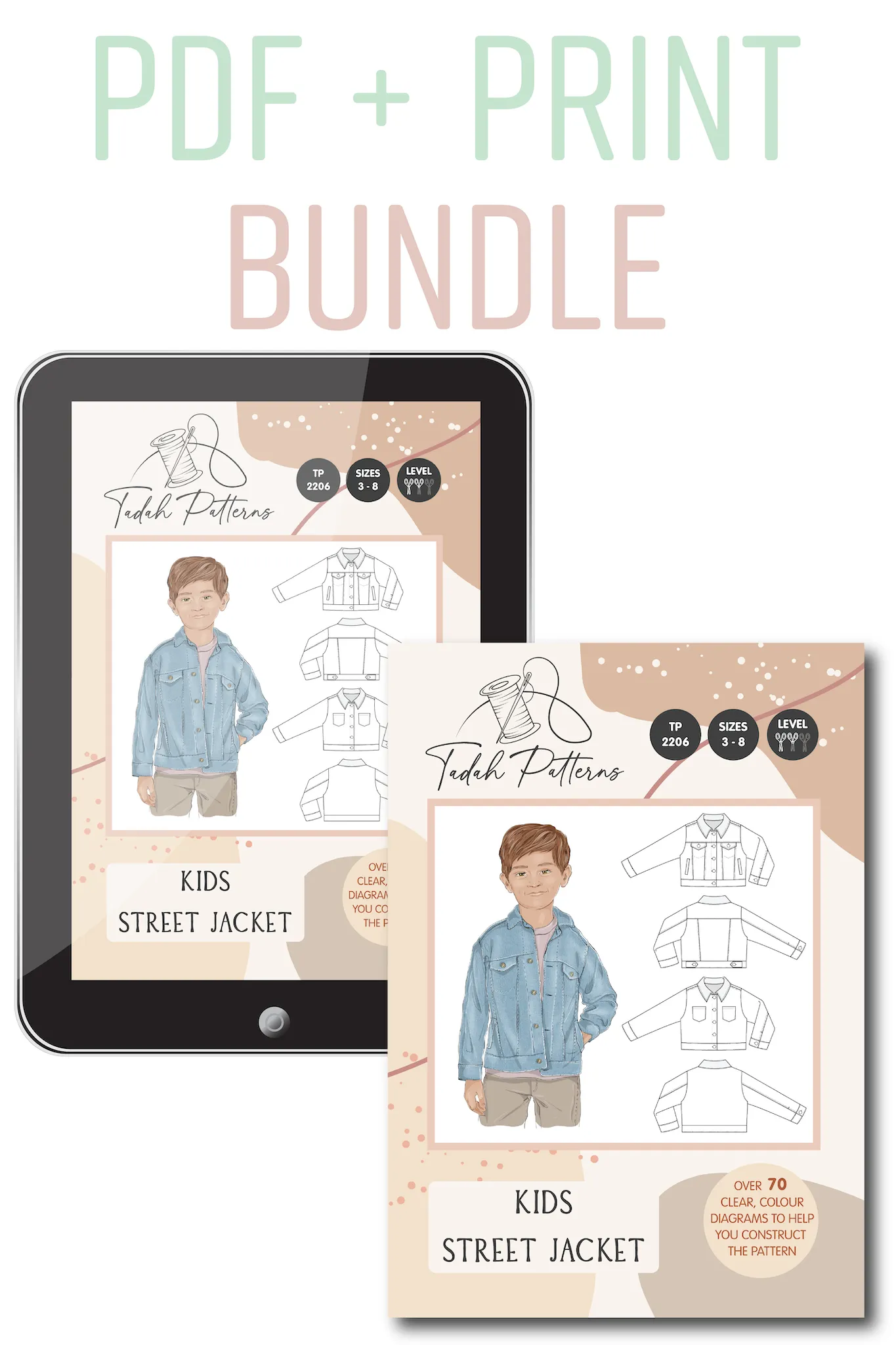 Kids Street Jacket Sewing Pattern