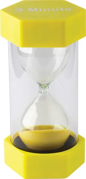 Large 3 Minute Sand Timer