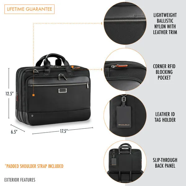 Large Expandable Brief - @Work Collection #KB437X