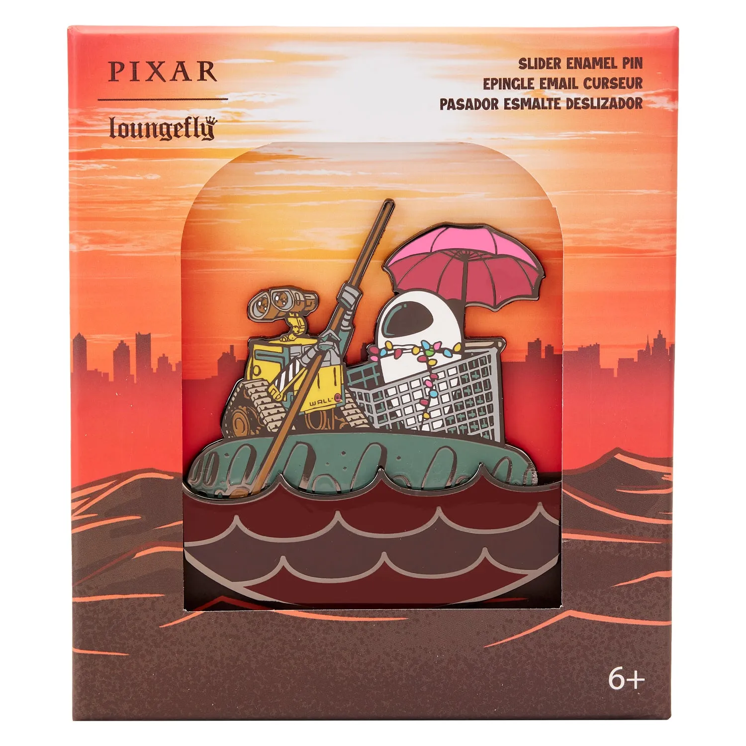 LF Pixar Moments Wall-E Date Night 3 Inch Collector Box Pin