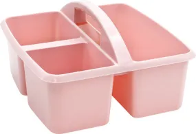Light Pink Plastic Storage Caddy