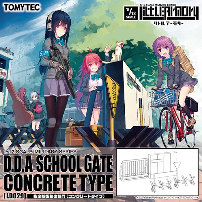 Little Armory LD029 Defense School School Gate Concrete 1/12