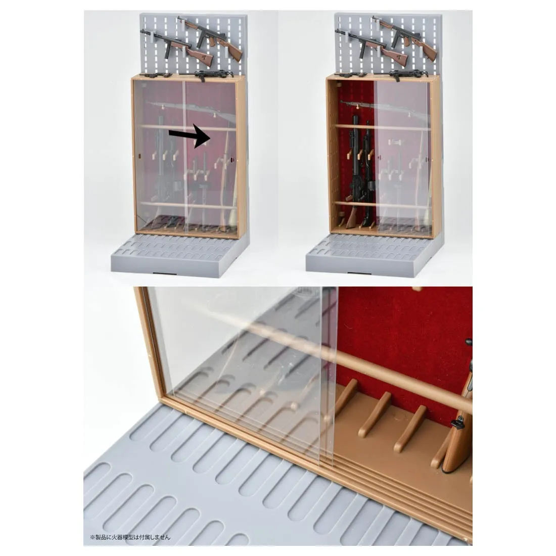 Little Armory - LD042 Gun Rack F Classical Gun Rack 1/12